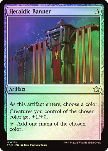 Heraldic Banner (FDN) (254) / Foil