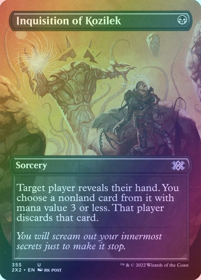 Inquisition of Kozilek (2X2) (355) / Borderless / Foil
