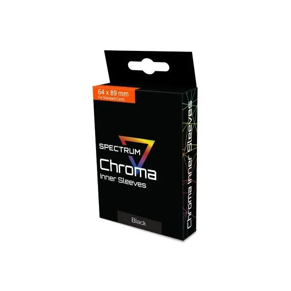 BCW - Chroma Inner Sleeve: Black (Perfect Fit) — cara 1 de 2