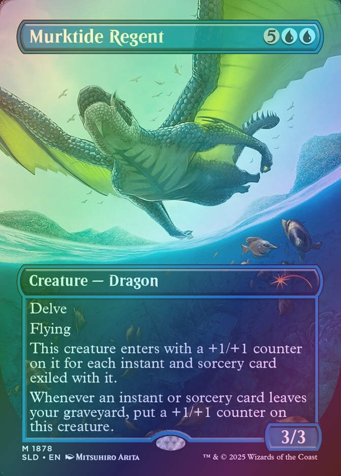 Murktide Regent (SLD) (1878) / Borderless / Foil