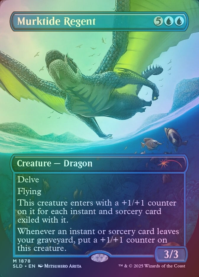 Murktide Regent (SLD) (1878) / Borderless / Foil
