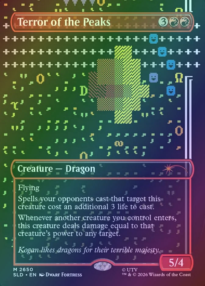Terror of the Peaks (SLD) (2650) / Borderless / Foil