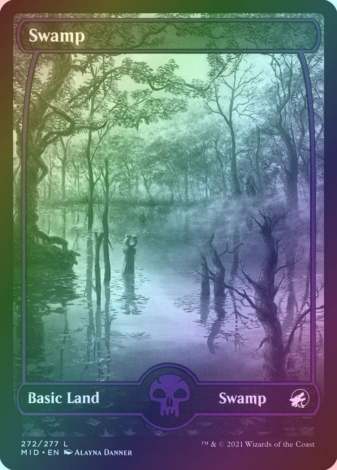 Swamp (MID) (272) / Showcase / Foil