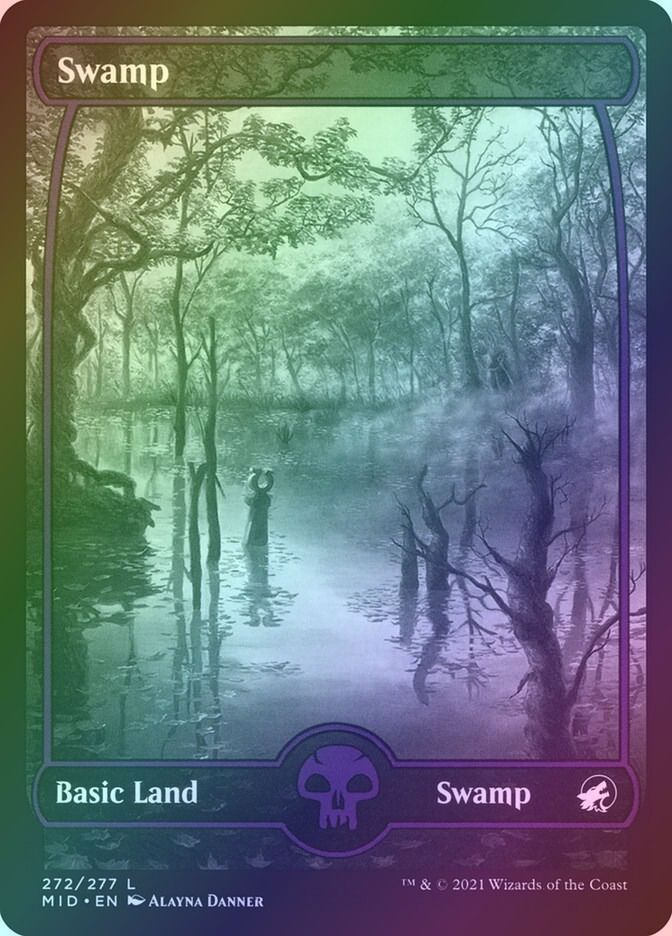 Swamp (MID) (272) / Showcase / Foil