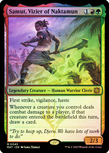 Samut, Vizier of Naktamun (MAT) / Foil