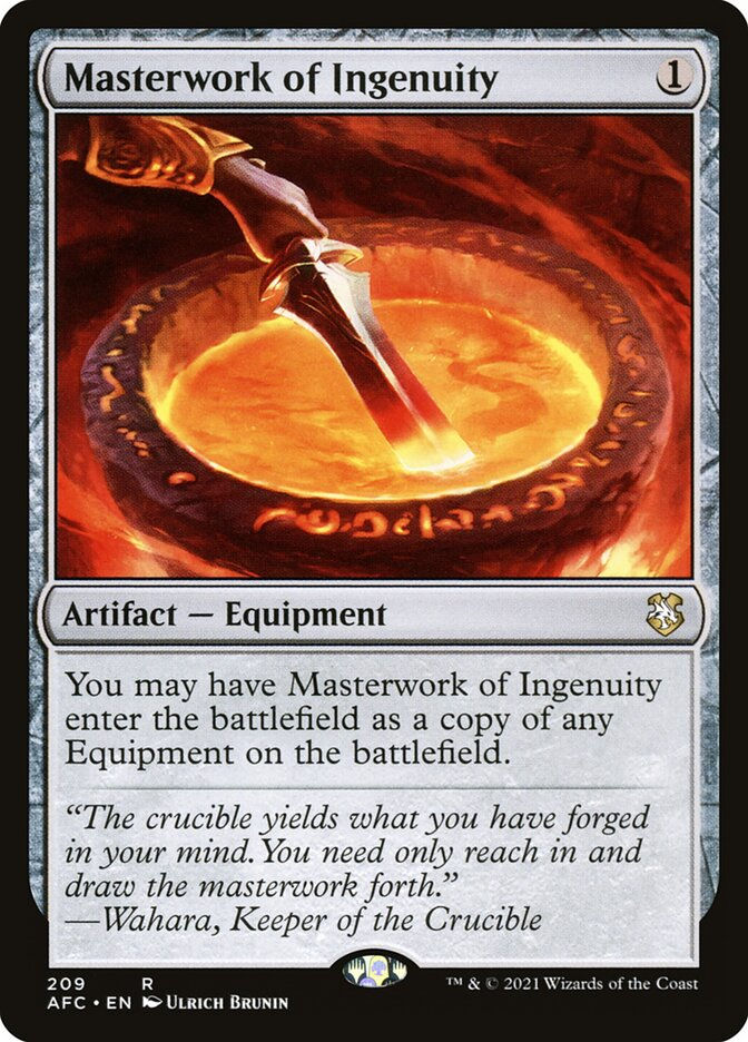 Masterwork of Ingenuity (AFC) (209)