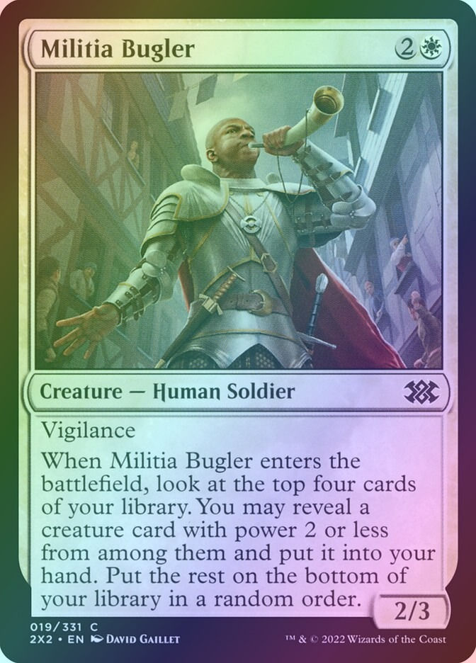 Militia Bugler (2X2) (19) / Foil