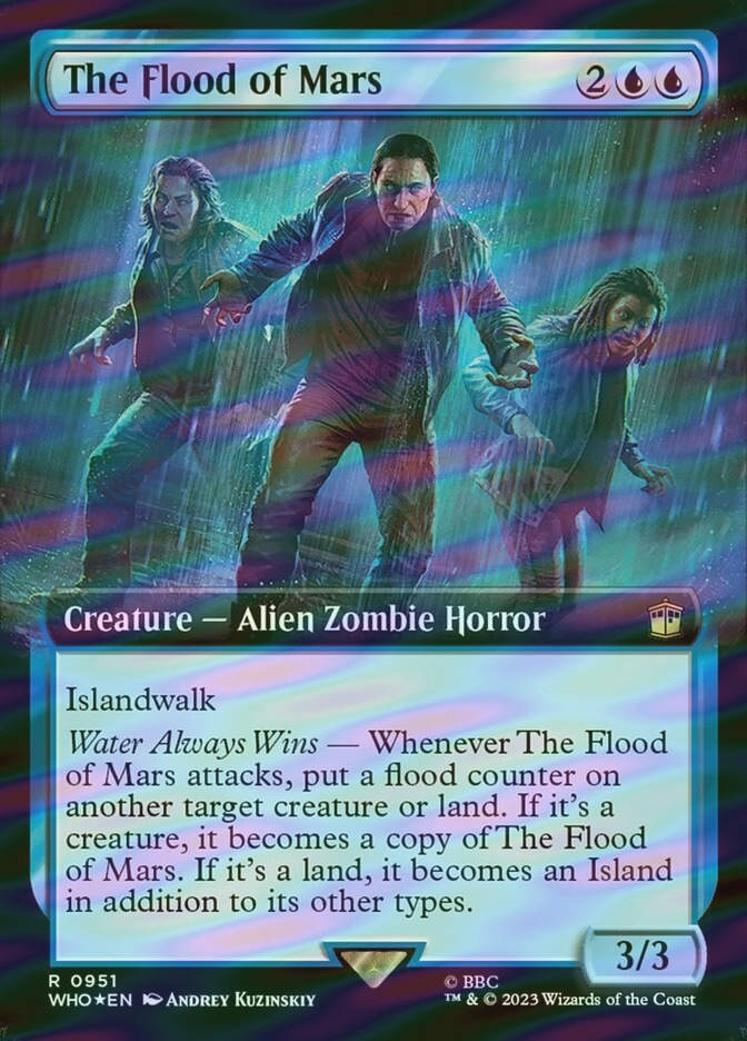 The Flood of Mars (WHO) (951) / Extended Art / Surge Foil