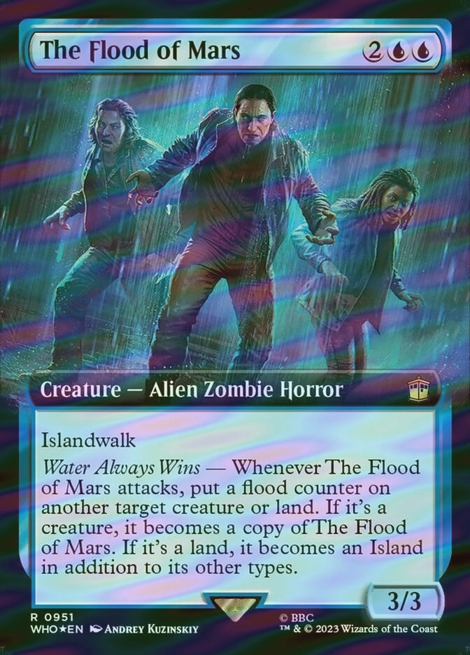 The Flood of Mars (WHO) (951) / Extended Art / Surge Foil