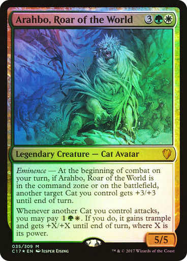 Arahbo, Roar of the World (c17) / Foil