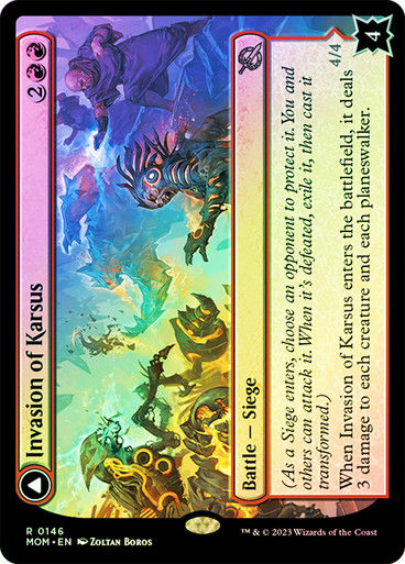 Invasion of Karsus // Refraction Elemental (mom) / Foil — cara 1 de 2