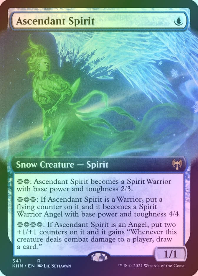 Ascendant Spirit (KHM) (341) / Extended Art / Foil