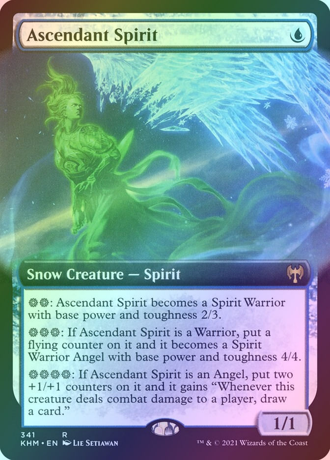 Ascendant Spirit (KHM) (341) / Extended Art / Foil