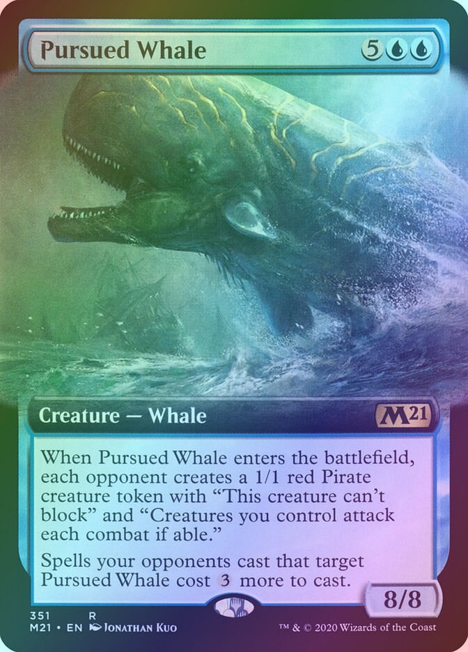 Pursued Whale (M21) (351) / Extended Art / Foil