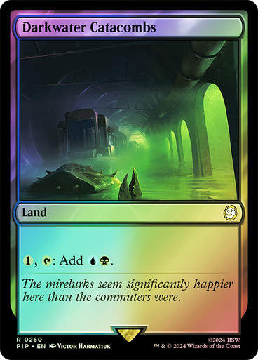 Darkwater Catacombs (pip) (260) / Foil