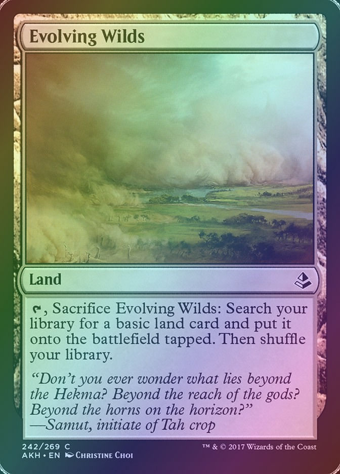Evolving Wilds (AKH) (242) / Foil