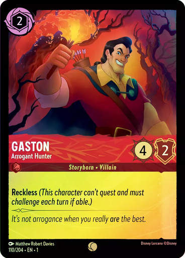 Gaston - Arrogant Hunter (LOR_TFC) / Foil