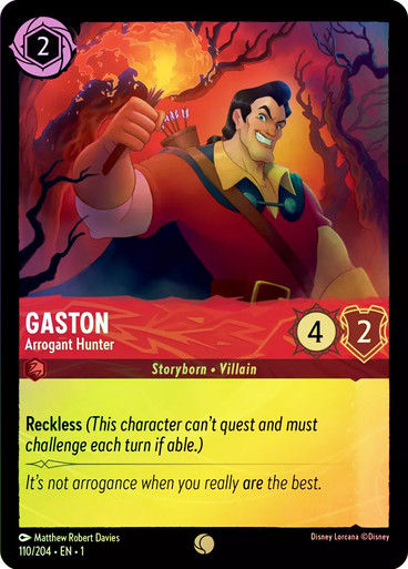 Gaston - Arrogant Hunter (LOR_TFC) / Foil