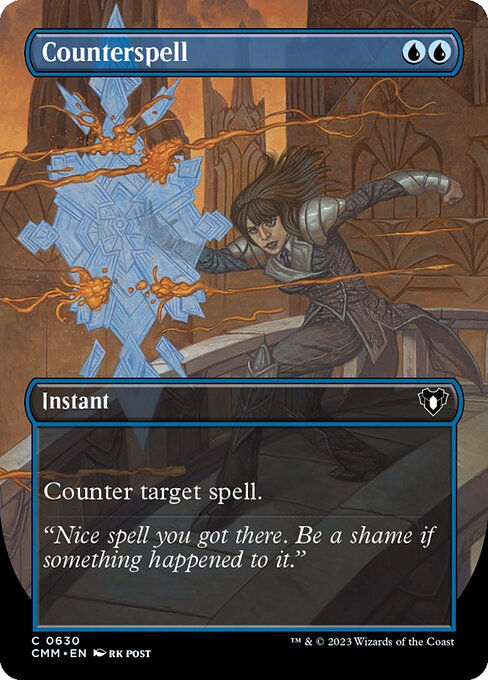 Counterspell (cmm) / Borderless