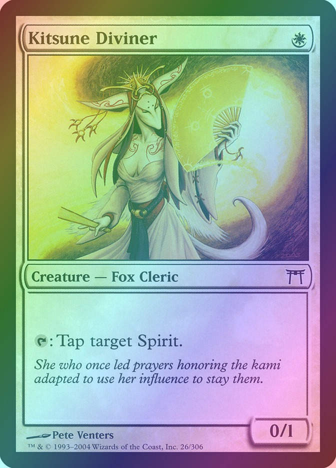 Kitsune Diviner (CHK) (26) / Foil