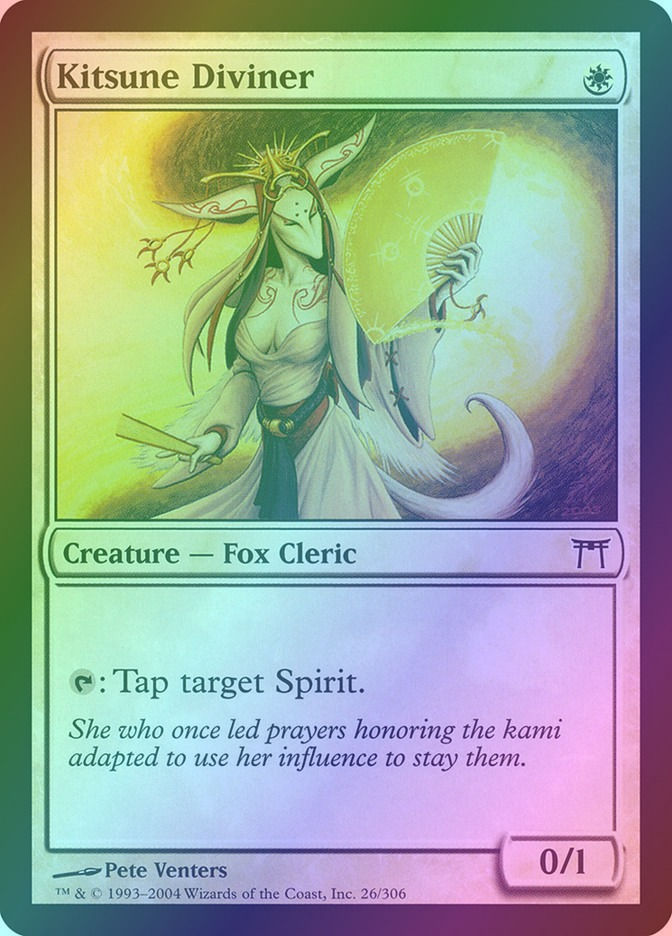 Kitsune Diviner (CHK) (26) / Foil