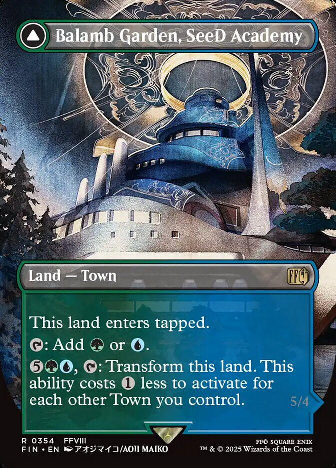Balamb Garden, SeeD Academy // Balamb Garden, Airborne (FIN) (354) / Borderless — cara 1 de 2