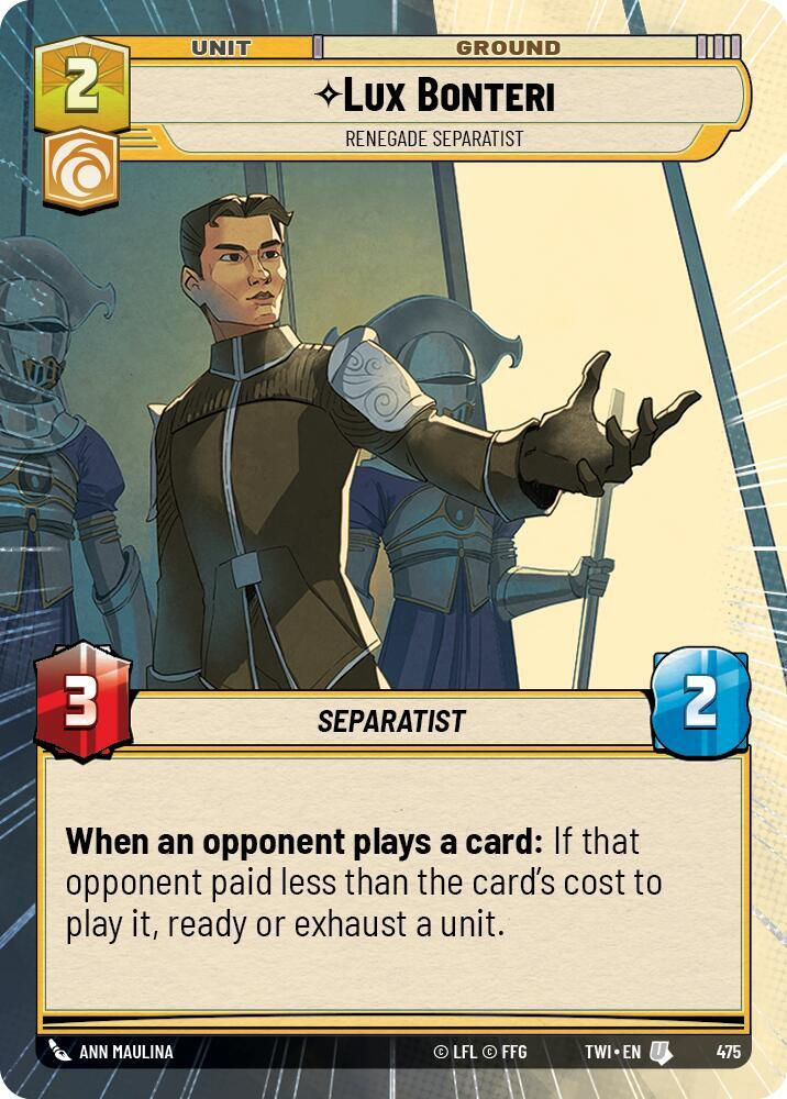 Lux Bonteri - Renegade Separatist (Hyperspace) (TWI) (475)
