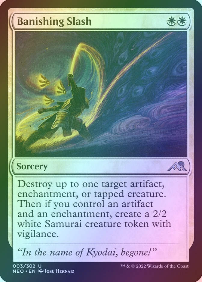 Banishing Slash (NEO) (3) / Foil
