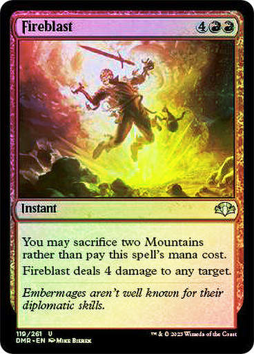 Fireblast (DMR) / Foil
