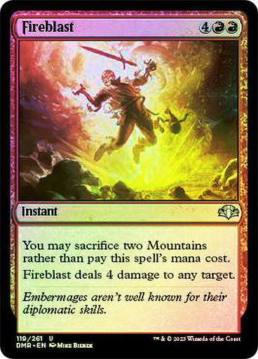 Fireblast (DMR) / Foil