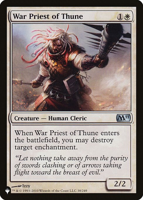 War Priest of Thune (PLST) (M11-38)