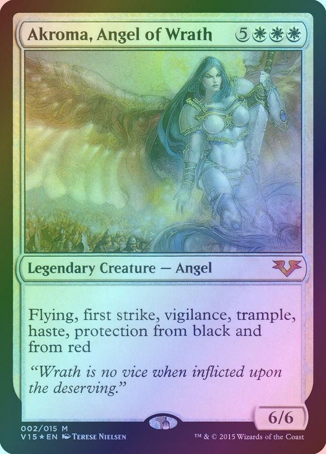Akroma, Angel of Wrath (V15) (2) / Foil