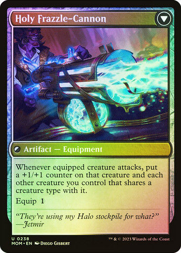Invasion of New Capenna // Holy Frazzle-Cannon (mom) / Foil — cara 2 de 2