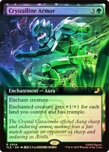 Crystalline Armor (TLE) (204) / Extended Art / Foil