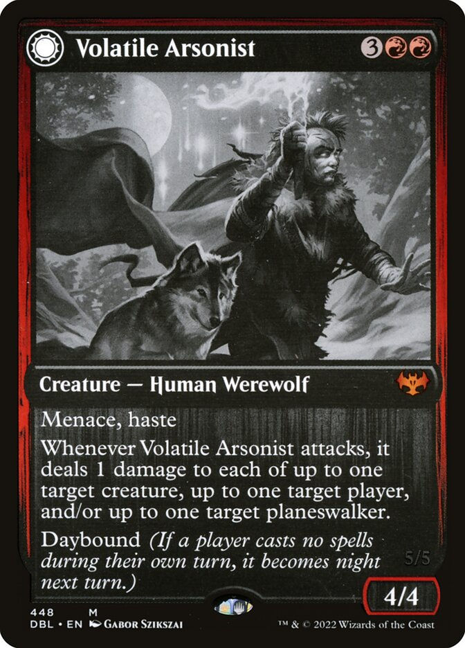 Volatile Arsonist // Dire-Strain Anarchist (DBL) (448) — cara 1 de 2