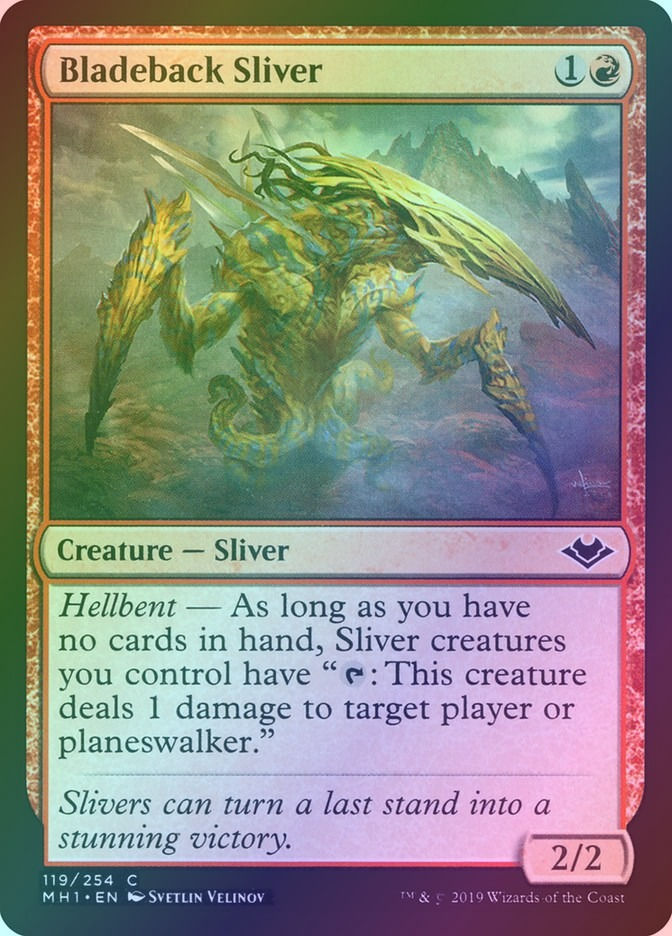 Bladeback Sliver (MH1) (119) / Foil