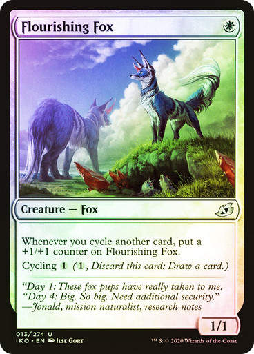 Flourishing Fox (IKO) (13) / Foil