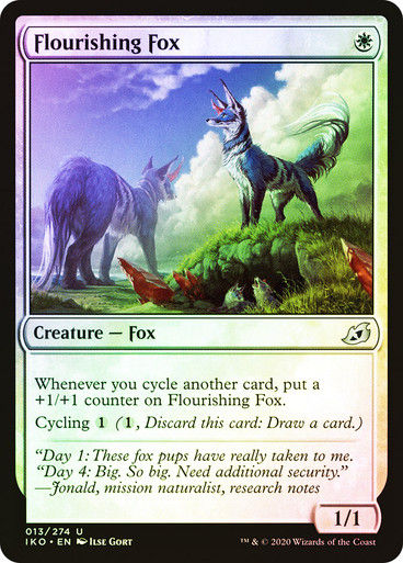 Flourishing Fox (IKO) (13) / Foil