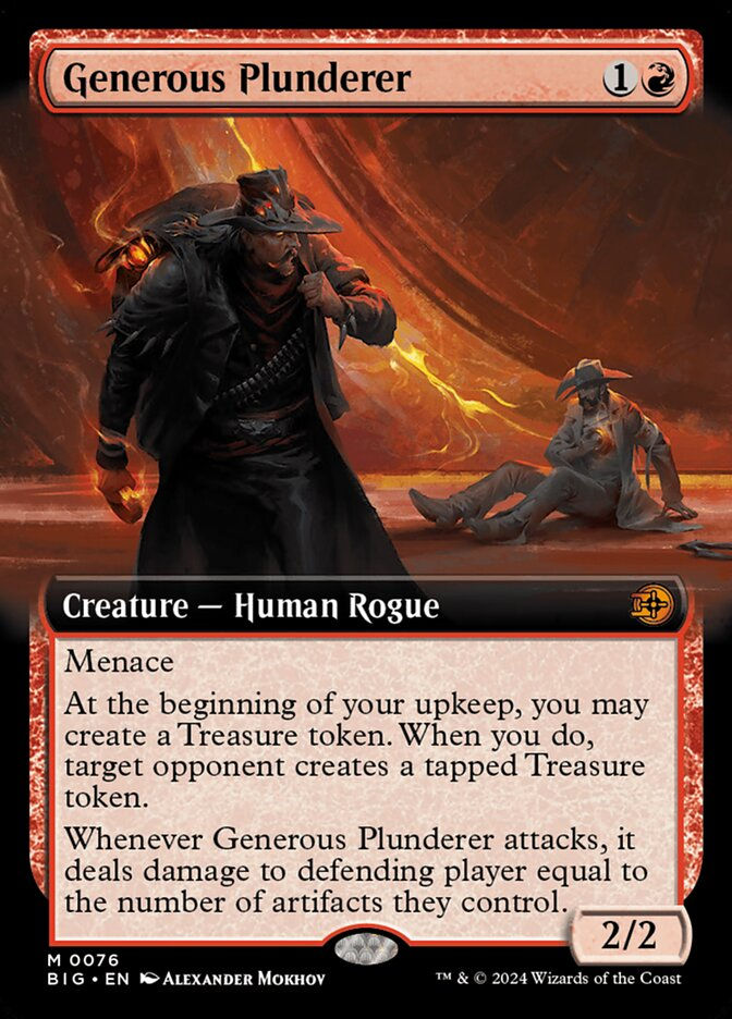 Generous Plunderer (BIG) (76) / Extended Art