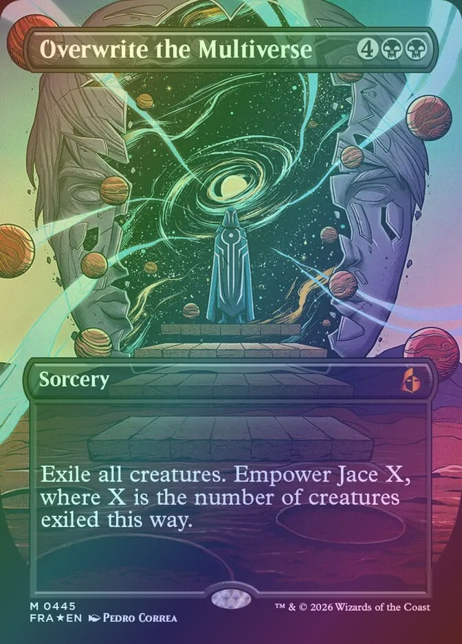 Overwrite the Multiverse (FRA) (445) / Borderless / Foil