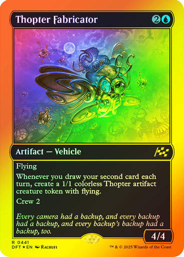 Thopter Fabricator (DFT) (441)  / First Place Foil