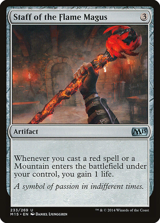 Staff of the Flame Magus (M15) (233)
