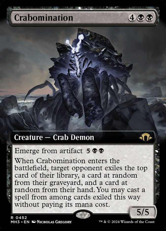 Crabomination (MH3) (452) / Extended Art