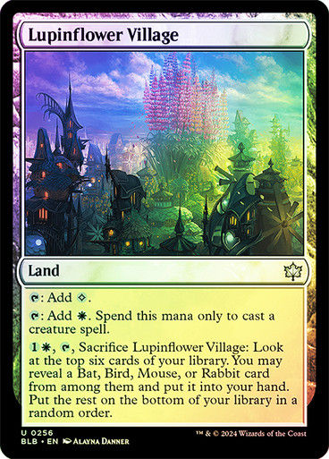 Lupinflower Village (blb) (256) / Foil