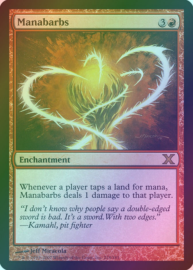 Manabarbs (10E) (218) / Foil