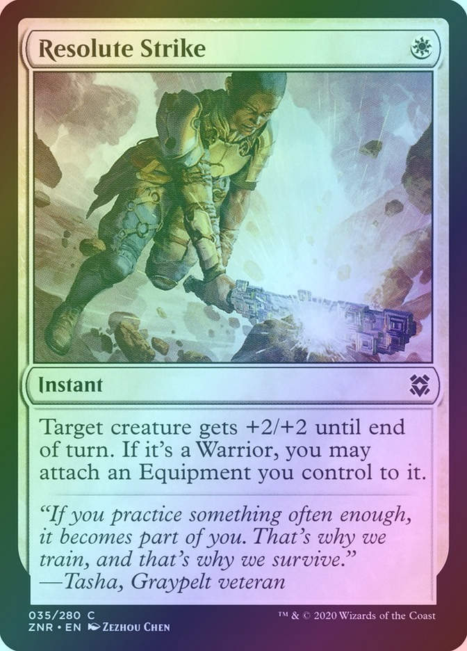 Resolute Strike (ZNR) (35) / Foil