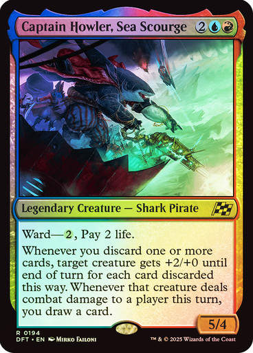 Captain Howler, Sea Scourge (DFT) (194) / Foil