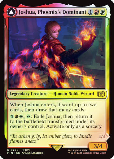 Joshua, Phoenix's Dominant // Phoenix, Warden of Fire (FIN) (229) / Foil