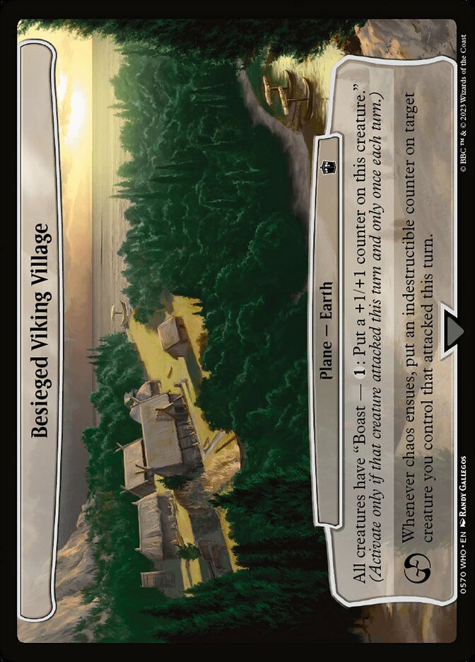 Besieged Viking Village (WHO) (570) / Planar Cards