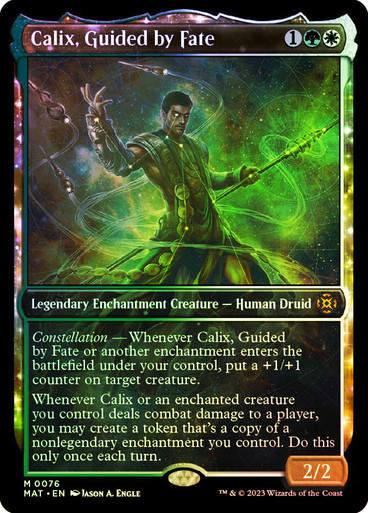 Calix, Guided by Fate (MAT) / Showcase / Foil